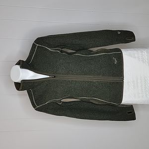 Kuhl Alfpaca Fleece Jacket  - Green/Grey Full Zip